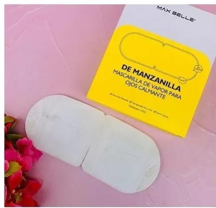 Antifaz de vapor para ojos con aroma a manzanilla