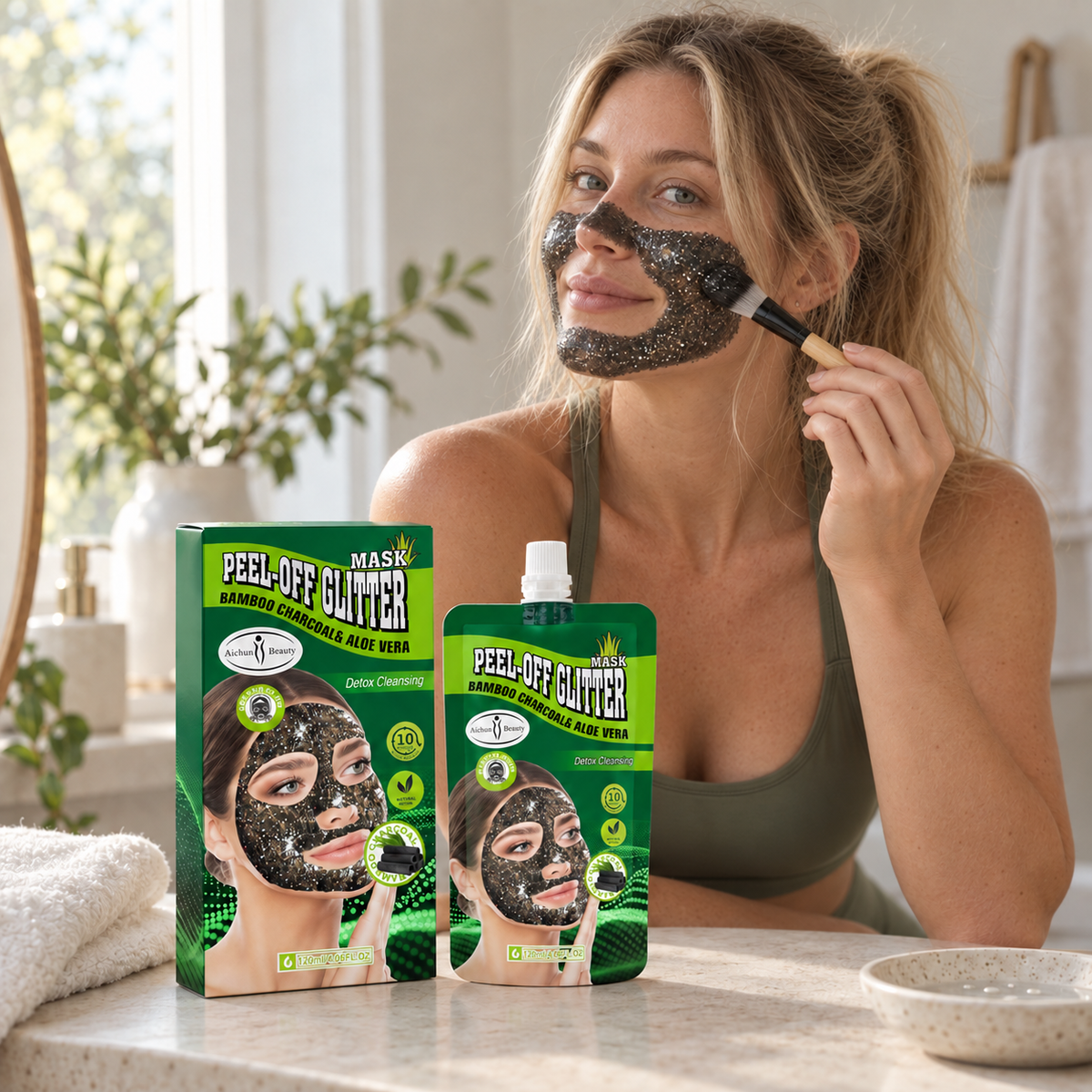 Mascarilla Peel-Off de Carbón de Bambú
